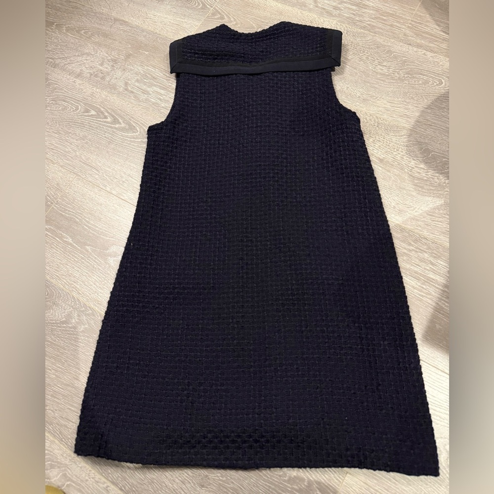 Miu Miu Navy Sailor Tweed Dress - Picture 4 of 5
